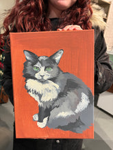 Load image into Gallery viewer, Acrylic Painting : Animal Portraits with Owen Geary Wednesday 10/14/26 6pm to 8:15pm
