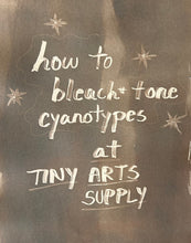 Load image into Gallery viewer, How to Bleach and Tone Cyanotypes with Zoë Gleitsman Sunday 6/28/26 12pm to 2pm