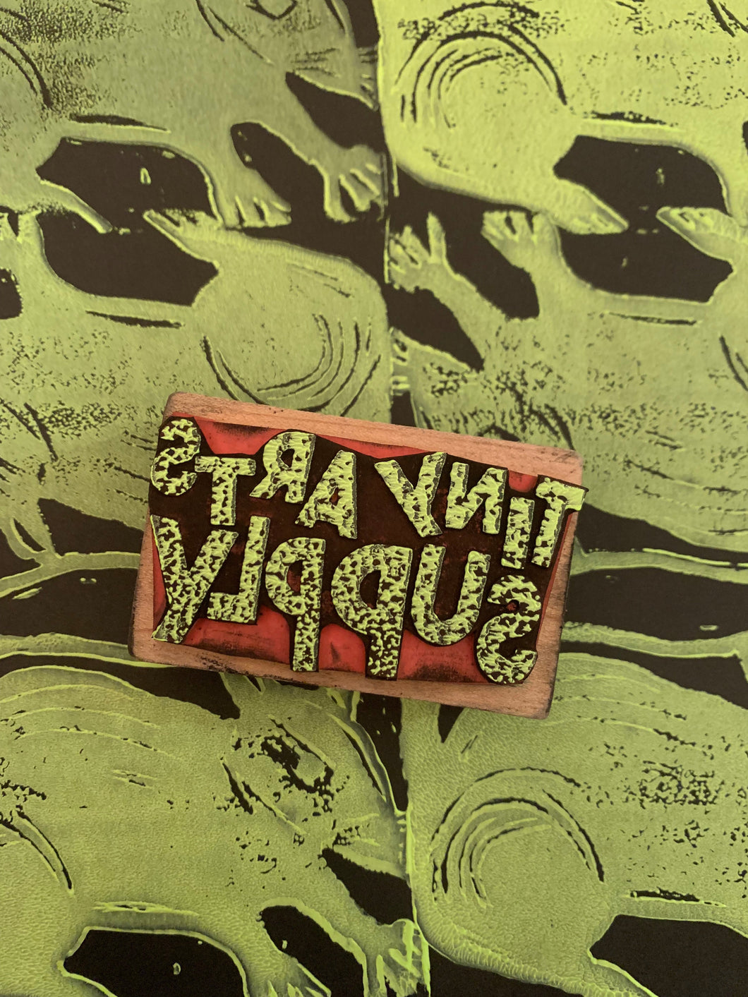 Ticket for Linocut and Card Making Workshop Monday 11/20/23 7pm-9pm