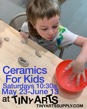 Load image into Gallery viewer, Ceramics for Kids Handbuilding with Soph Saturday 5/30/26 10:30am to 11:30am
