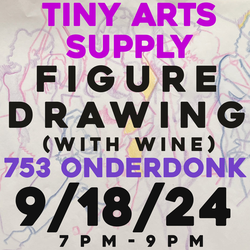 Figure Drawing 7pm to 9pm Wednesday 9/18/24