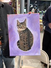 Load image into Gallery viewer, Acrylic Painting : Animal Portraits with Owen Geary Wednesday 10/14/26 6pm to 8:15pm
