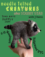 Load image into Gallery viewer, Needle Felting Creatures (Stabby Stab) with J Hann Saturday 8/29/26 3pm to 5:30pm
