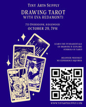 Load image into Gallery viewer, Drawing Tarot Wednesday 10/29/25 7pm to 9pm
