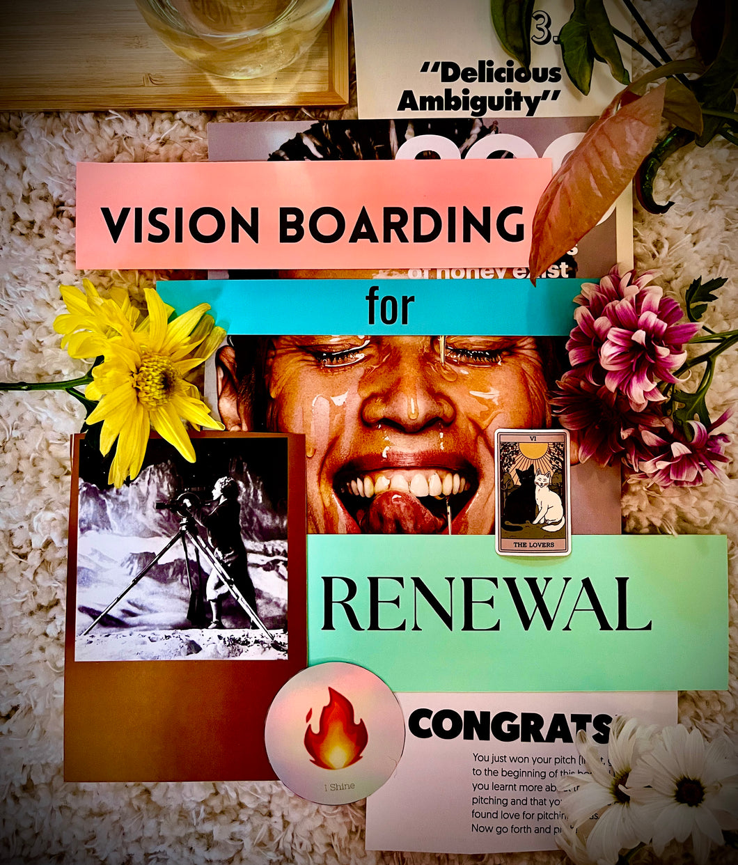 Vision Boarding for Renewal with Misha Volf Sunday 5/11/25 1pm to 3:30pm